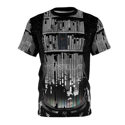 Interstellar inspired movie t-shirt with alternative sci-fi space poster design