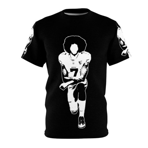 Supportive AOP T-Shirt Design for NFL Protest Movement