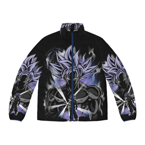 Ultra Instinct Saiyan Pride Puffer Jacket - Anime Inspired Apparel with Goku, Vegeta, Gogeta Designs