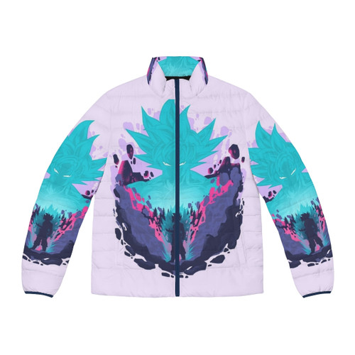 Ultra Instinct Power Puffer Jacket featuring Dragon Ball Super inspired designs