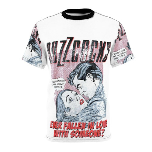 Buzzcocks inspired punk rock t-shirt with "Ever Fallen in Love" graphic