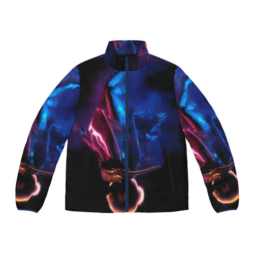 Erra Neon Puffer Jacket - Progressive Metal and Metalcore Inspired Fashion