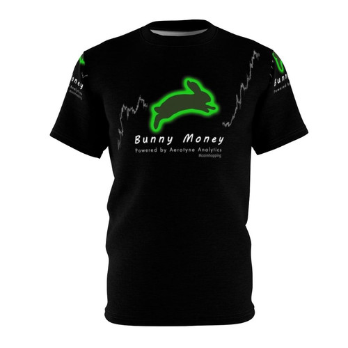Bunny Money Coin Hopping Graphic T-Shirt by Aerotyne