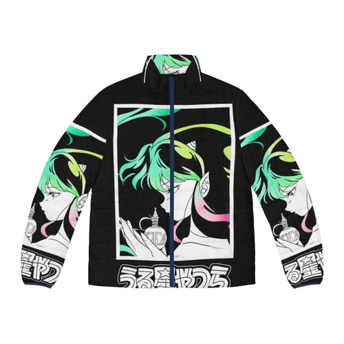 Urusei Yatsura Lum Invader puffer jacket featuring the iconic anime character