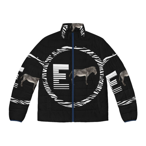 Eagle 1999 Puffer Jacket featuring retro sci-fi space 1999 design