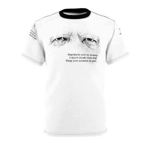 Surreal t-shirt design featuring elements from Werner Herzog's films like Fitzcarraldo and Burden of Dreams