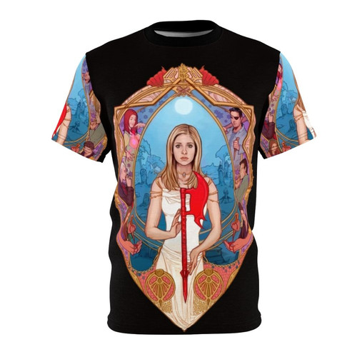 Buffy the Vampire Slayer AOP T-Shirt featuring the "End of Buffy" design
