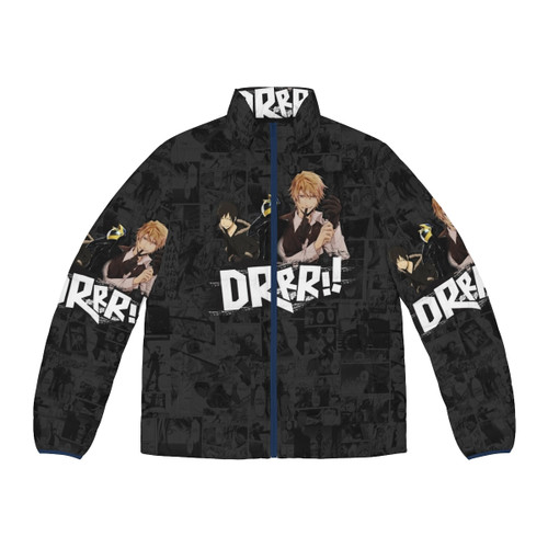 Durarara Puffer Jacket featuring anime character designs