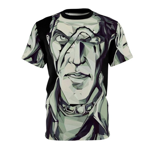 Handsome Jack inspired Borderlands fanart graphic on a t-shirt