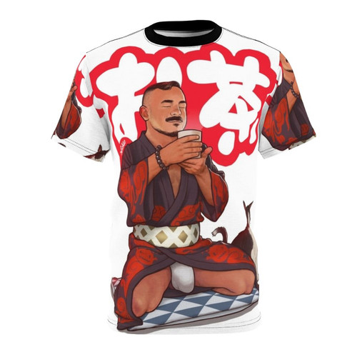 Closeup illustration of a person with brown eyes, showcasing inclusive LGBTQ+ character art