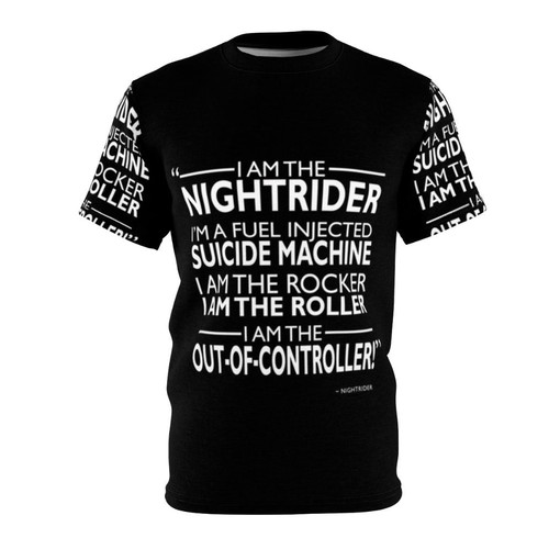 Post-apocalyptic 'Nightrider' inspired all-over-print t-shirt