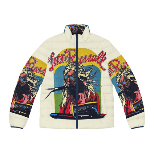 Tulsa Sound Puffer Jacket featuring retro Leon Russell inspired design