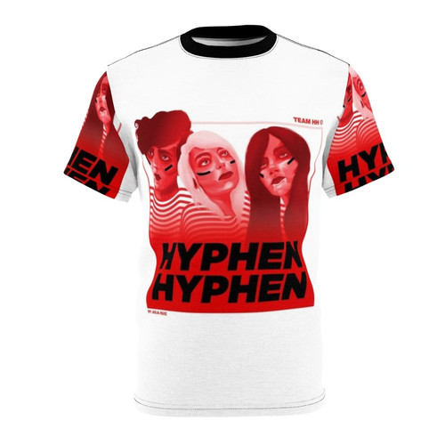 Hyphen Hyphen Inspired Fan T-shirt with Music, Pop, French Illustration Design