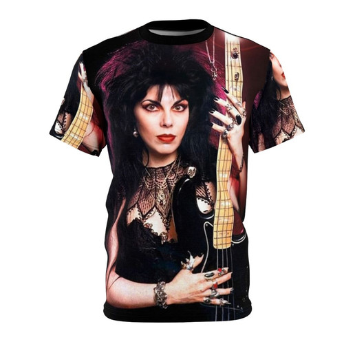 Illustration of Patricia Morrison, former bassist of the influential gothic rock band The Sisters of Mercy.