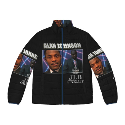 Peep Show Alan Johnson 90s Tribute Puffer Jacket
