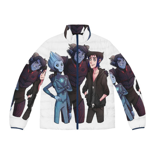 Trollz Puffer Jacket featuring trendy streetwear design