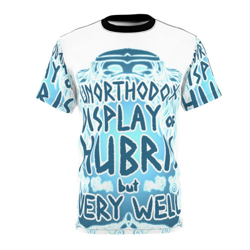 Mythical Norse Hubris T-Shirt featuring Thor and Utgard-Loki from Norse mythology