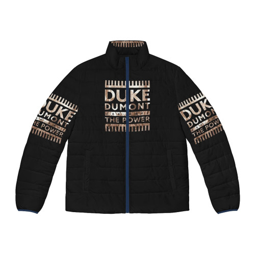 Duke Dumont The Power Puffer Jacket, featuring a stylish and comfortable puffer jacket design for music lovers and streetwear enthusiasts.