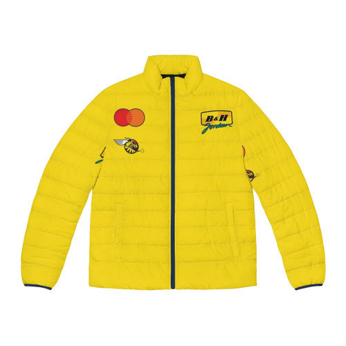 Tribute to Jordan F1 Team Puffer Jacket with Formula 1 branding
