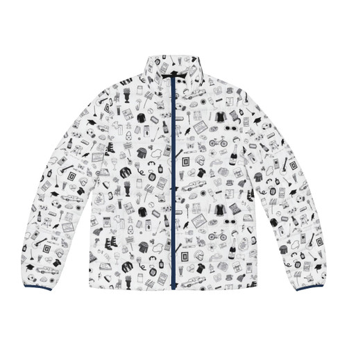 Schitt's Creek Inspired Pattern Puffer Jacket