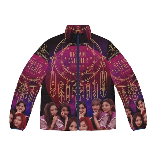 Dreamcatcher K-pop girl group member wearing a stylish puffer jacket