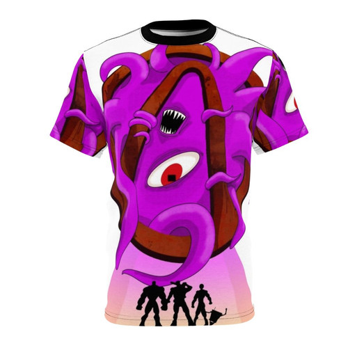Borderlands-inspired tentacle design printed all-over on a high-quality t-shirt