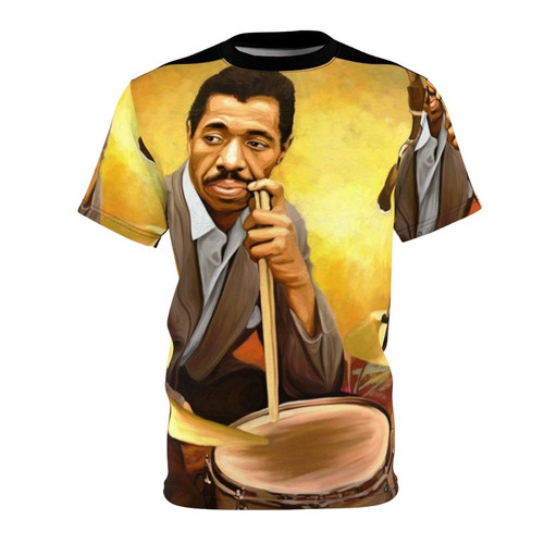 T-shirt featuring a portrait of jazz drummer Philly Joe Jones