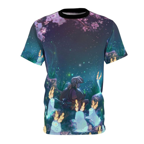 Whimsical t-shirt design featuring a blupee from the Legend of Zelda: Breath of the Wild game.