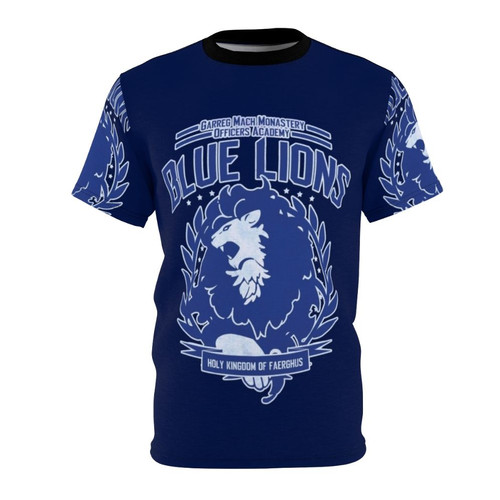 Fire Emblem Three Houses Blue Lions Fan Art T-Shirt with custom design