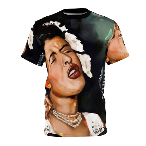 Blue Lady Design T-shirt featuring the artwork of Matthew Manard