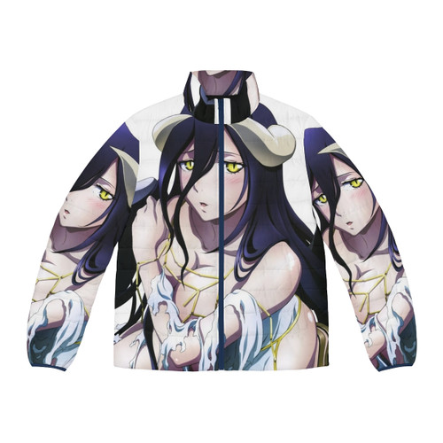 Overlord Albedo inspired puffer jacket with fantasy anime design