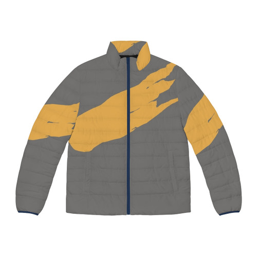 Digital Devil Saga Embryon Tribe Puffer Jacket featuring characters and imagery from the popular JRPG video game series
