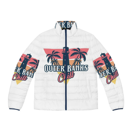 Outer Banks Chill Puffer Jacket with Coastal Vibes