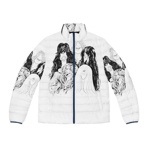 Aerosmith "Draw The Line" Puffer Jacket - Music Themed Outerwear