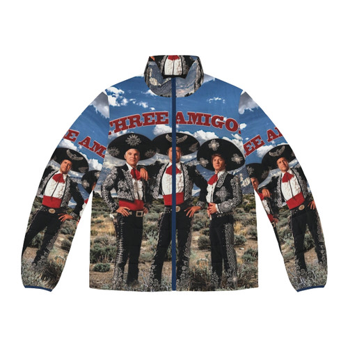 A Three Amigos-inspired puffer jacket, perfect for cold weather adventures