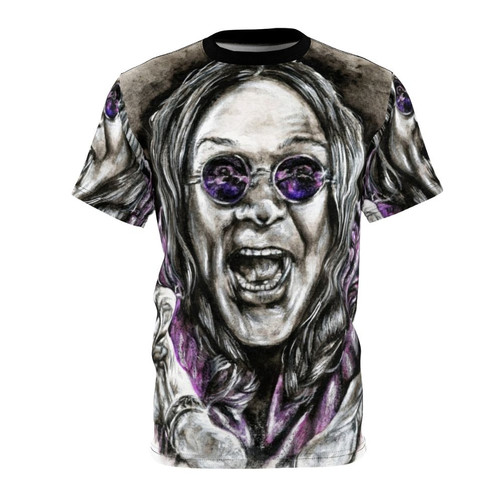 Paranoid metal t-shirt featuring heavy metal music inspired design