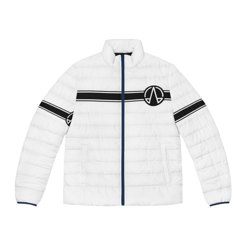 Opel GT Silhouette Puffer Jacket featuring the iconic side profile of the classic sports car