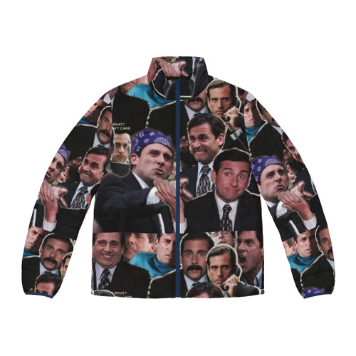 Michael Scott "The Office" Steve Carell Puffer Jacket