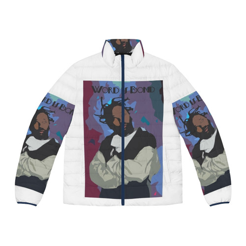 ODB Inspired Puffer Jacket with Ol' Dirty Bastard 2 Streetwear Design
