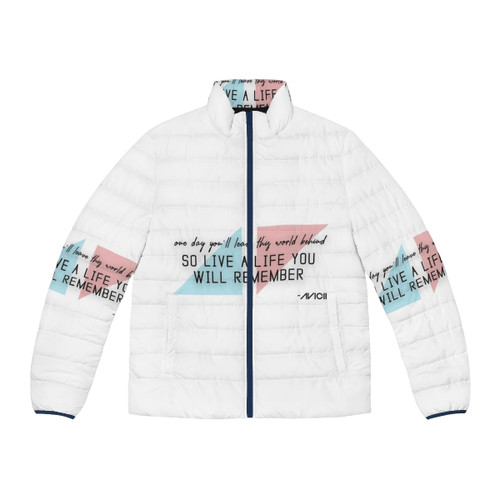 Avicii Memorial Puffer Jacket with Quote