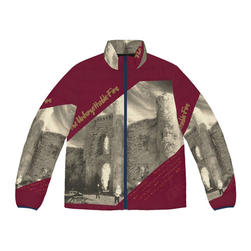 U2 puffer jacket inspired by the band's album The Unforgettable Fire and Slane Castle concert