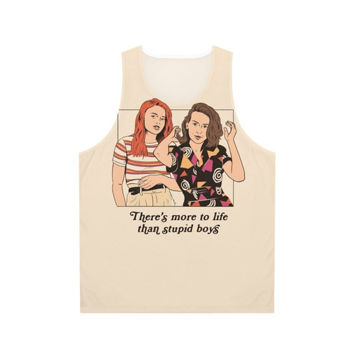 Retro feminist stranger things max unisex tank top