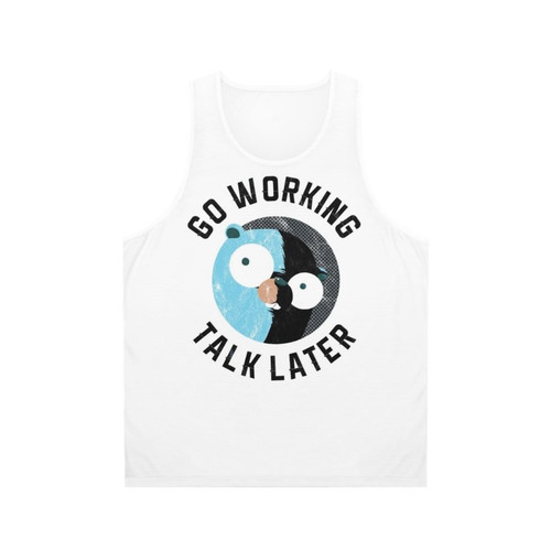Golang Gopher Go Language Programming Unisex Tank Top
