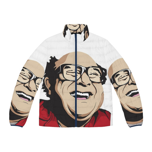 Danny Devito inspired color block puffer jacket