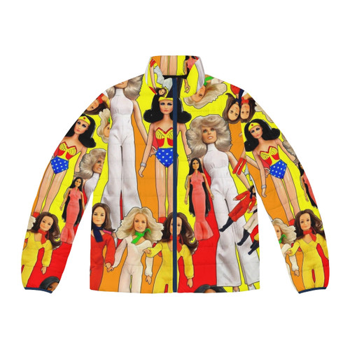 Vintage 70s style puffer jacket for doll collectors