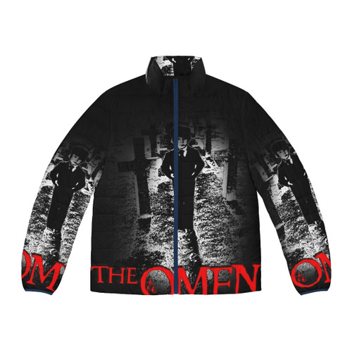 The Damned Puffer Jacket featuring the iconic band logo