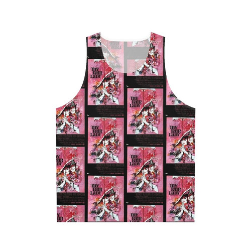 Unisex tank top featuring the movie poster of Audrey Hepburn's My Fair Lady