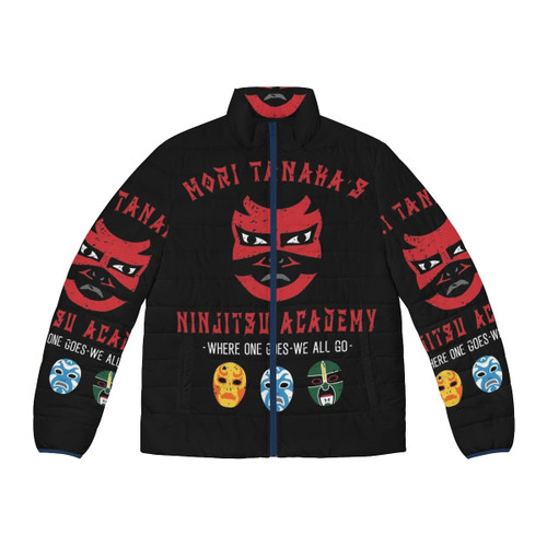 3 Ninjas Ninjitsu School puffer jacket with movie-inspired graphics