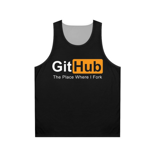 GitHub programming unisex tank top