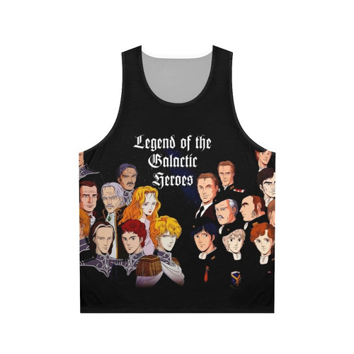 Ginga Eiyuu Densetsu Unisex Anime Tank Top